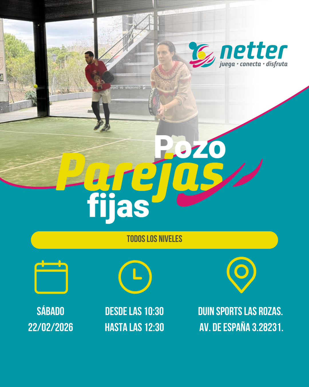 22/02/2026 DOMINGO - POZO DE PAREJAS FIJAS