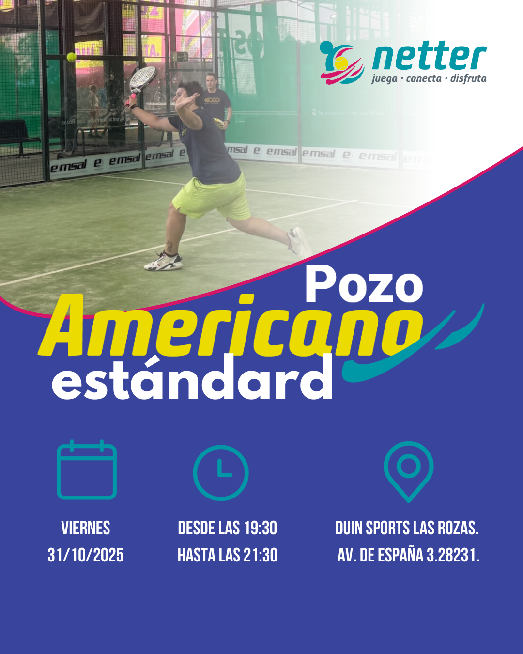 31/10/2025 VIERNES- ¡POZO AMERICANO!
