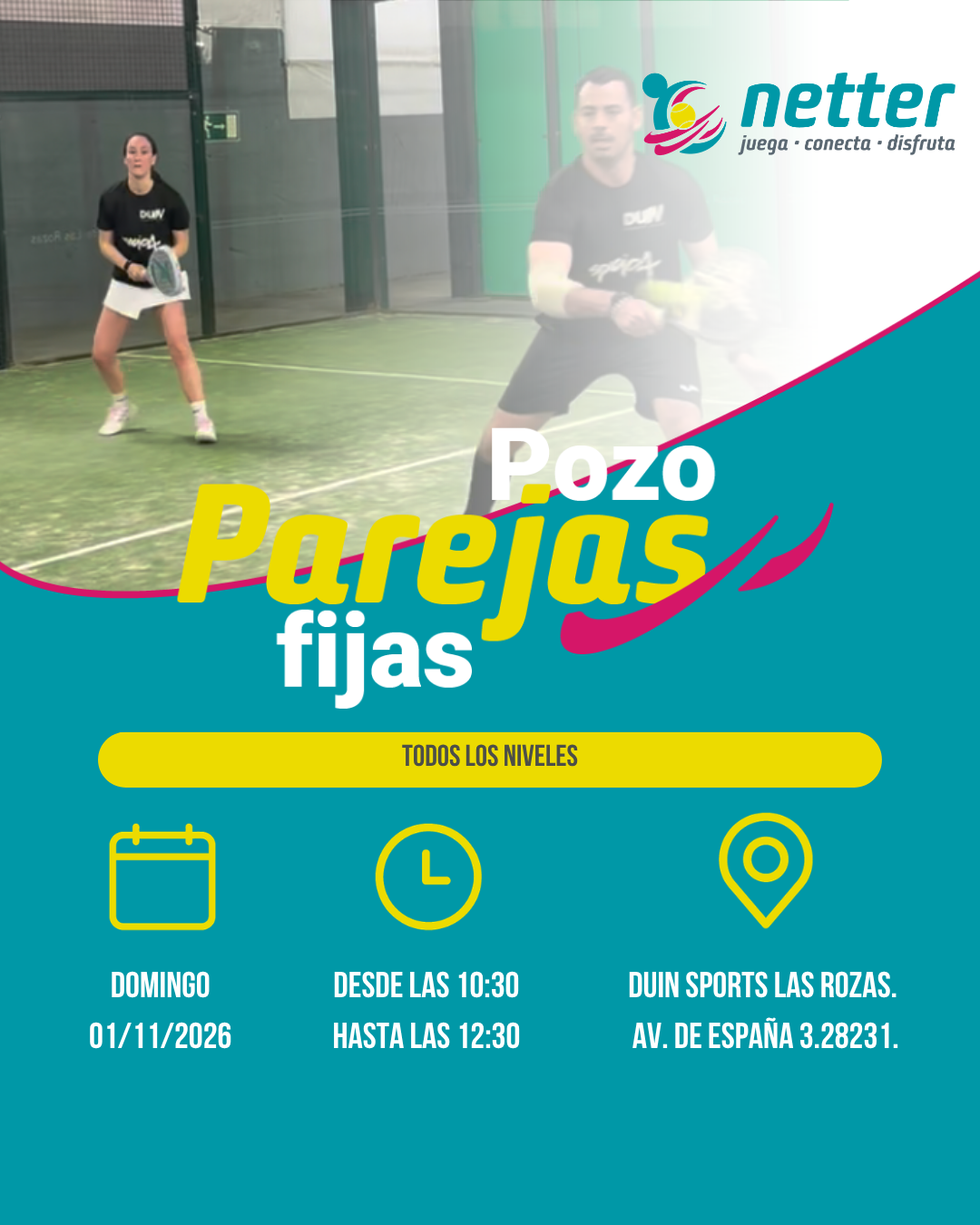 01/11/2026 DOMINGO - POZO DE PAREJAS FIJAS