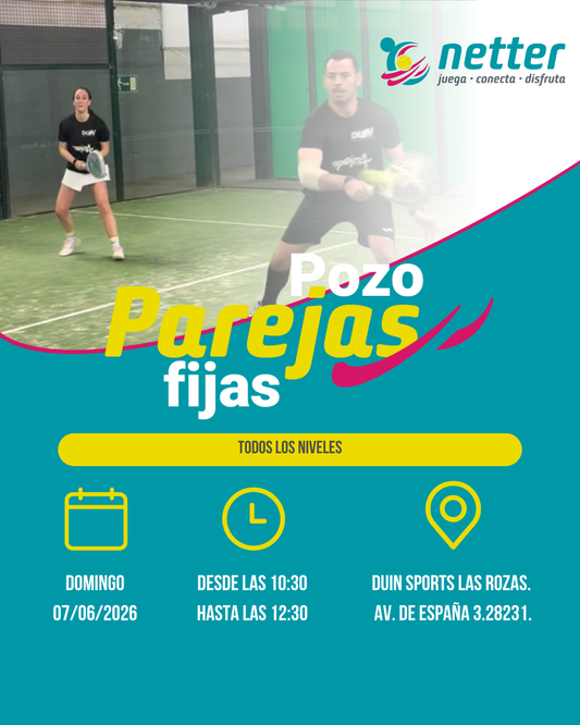 07/06/2026 DOMINGO - POZO DE PAREJAS FIJAS