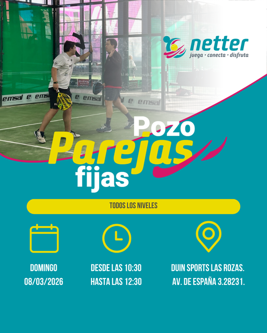 08/03/2026 DOMINGO - POZO DE PAREJAS FIJAS