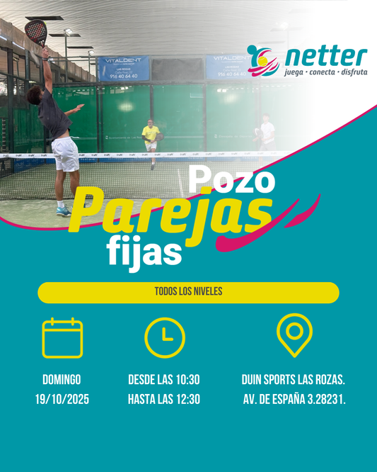 19/10/2025 DOMINGO - POZO DE PAREJAS FIJAS