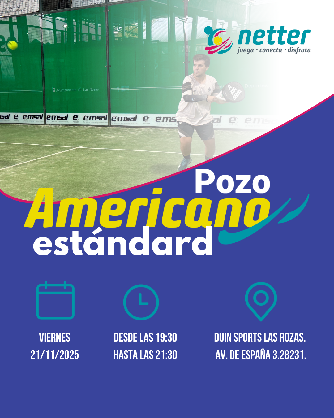 21/11/2025 VIERNES- ¡POZO AMERICANO!