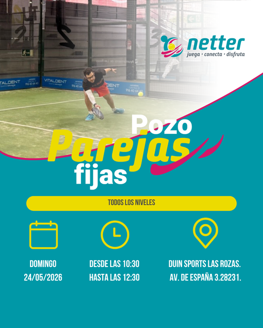 24/05/2026 DOMINGO - POZO DE PAREJAS FIJAS