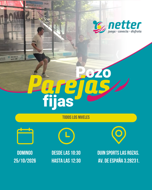 25/10/2026 DOMINGO - POZO DE PAREJAS FIJAS