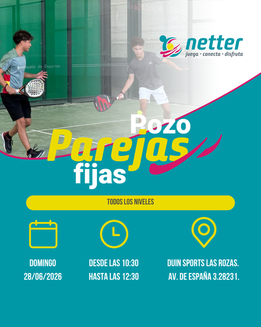 28/06/2026 DOMINGO - POZO DE PAREJAS FIJAS