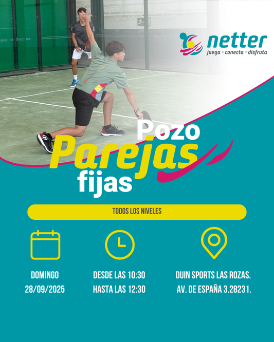 28/09/2025 DOMINGO - POZO DE PAREJAS FIJAS