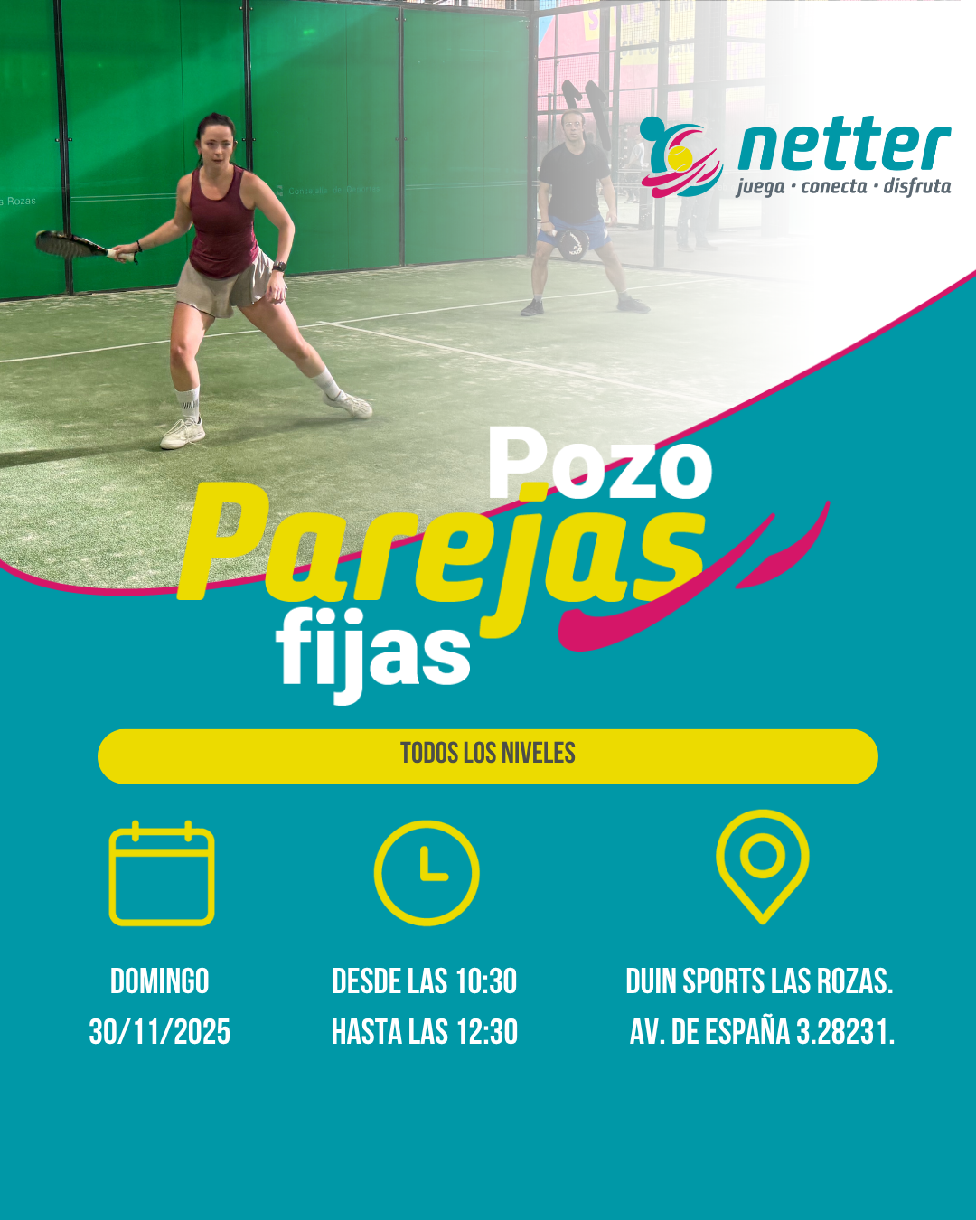 30/11/2025 DOMINGO - POZO DE PAREJAS FIJAS