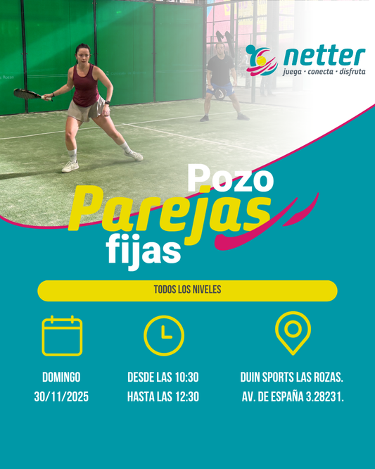 30/11/2025 DOMINGO - POZO DE PAREJAS FIJAS