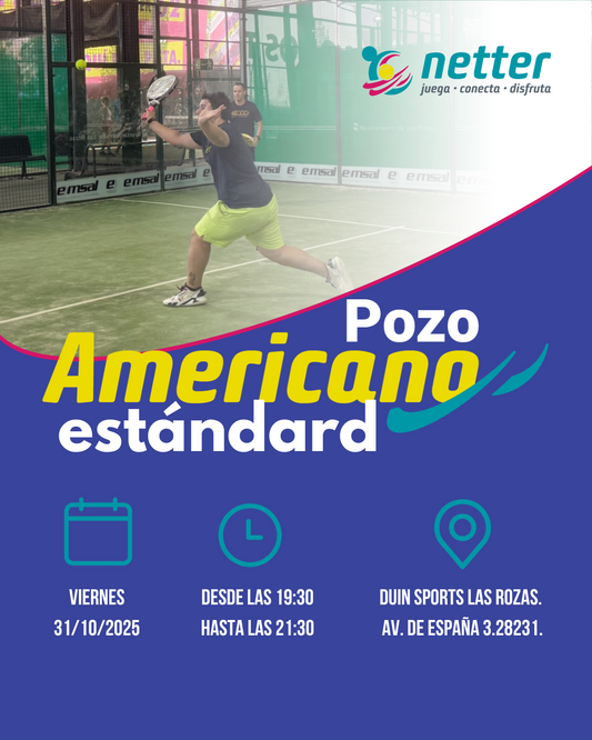 31/10/2025 VIERNES- ¡POZO AMERICANO!