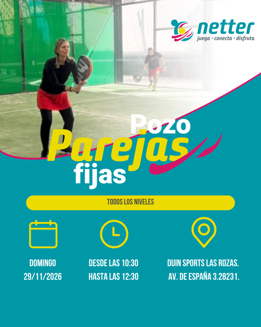 29/11/2026 DOMINGO - POZO DE PAREJAS FIJAS